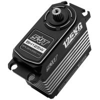 Digitális HiVolt szervomotor a népszerű RHINO 4 méretében, 1/5 méretarányú modellekhez. Erőteljes AC (kefe nélküli) motor és acél fogaskerekek.