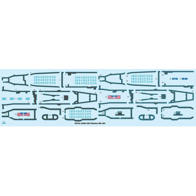 Trumpeter USS Fletcher DD-445 1/200