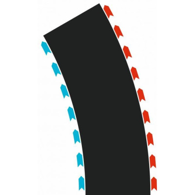 52004 Zatáčky 60° (3x levá, 3x pravá) Hybrid