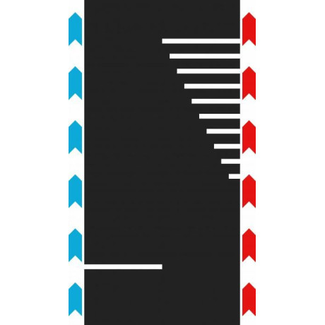 52006 Zúžení dráhy Hybrid