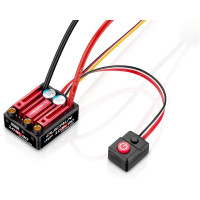 QuicRun 80A sorozatú elektronikus, programozható, kétirányú szabályozó érzékelő nélküli AC és DC motorokhoz. Teljesen vízálló és porálló, beépített SBEC áramkörrel, 6V/7.4/8.4V 5A, kiváló különösen 1:10-es RC robotokhoz. Tápegység 2-4S LiPo, méretek 36x30x15.5mm, súly 47.8g kábelekkel.