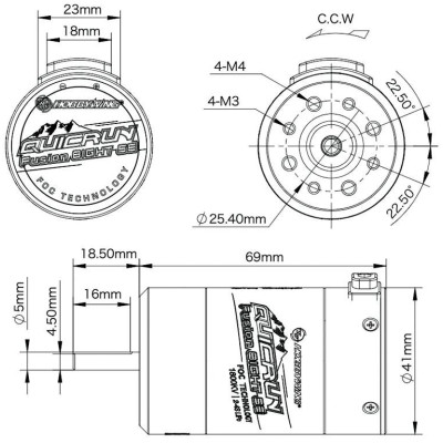 QuicRun Fusion 8IGHT SE pro crawlery 1800kv