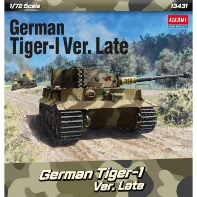 Model Kit tank 13431 - German Tiger I Version Late (1:72)