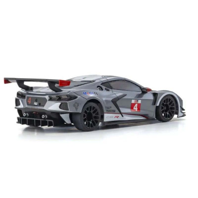 Mini-Z MR04 hátsókerék-meghajtású Corvette C8-R fegyvermetál/fehér (W-MM/KT531P)