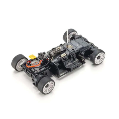 Mini-Z MR04 hátsókerék-meghajtású Corvette C8-R fegyvermetál/fehér (W-MM/KT531P)