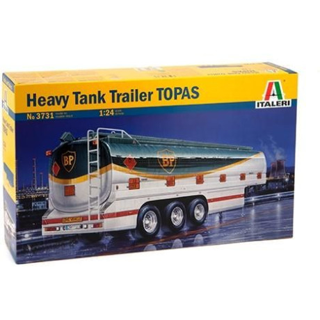 Model Kit návěs 3731 - HEAVY TANK TRAILER "TOPAS" (1:24)