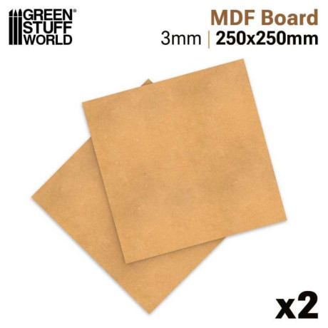 MDF lapok 250x250mm 2 db / MDF lapok 250x250mm 2 db