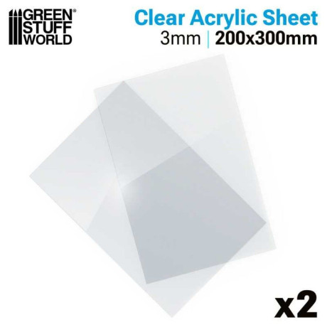 Akrillemez 200x300mm 2 db / Akrillemez 200x300mm 2 db