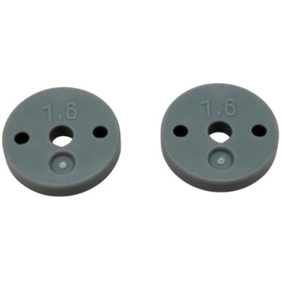 Přesné plastové pístky 1/10 BBS tlumičů (1.6x2 díry, ploché) (13mm) (2 ks)