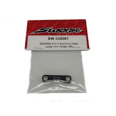 S12-3 Hliníkový držák zadních ramen zavěšení (C-blok - RF, 1 ks)