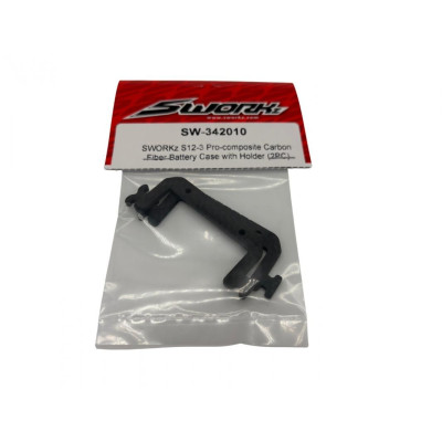 S12-3 Pro-composite karbonové držáky akumulátoru (2 ks)