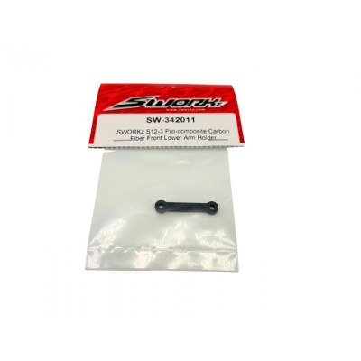 S12-3 Pro-composite karbonový držák předních spodních ramen zavěšení