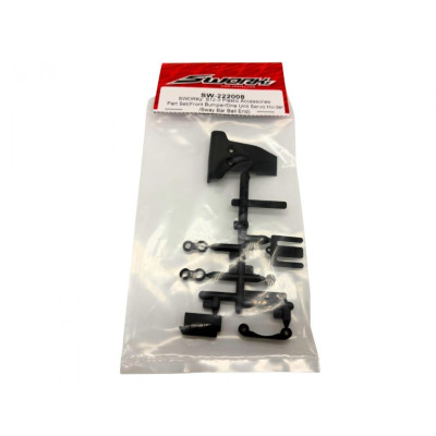 S12-3 Plastové díly (přední nárazník, držák serva, čepy stabilizátorů)