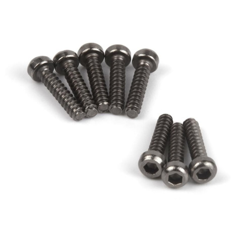 Imbusové šroubky s kulatou hlavou samořezné M2,6x12mm (8 ks)