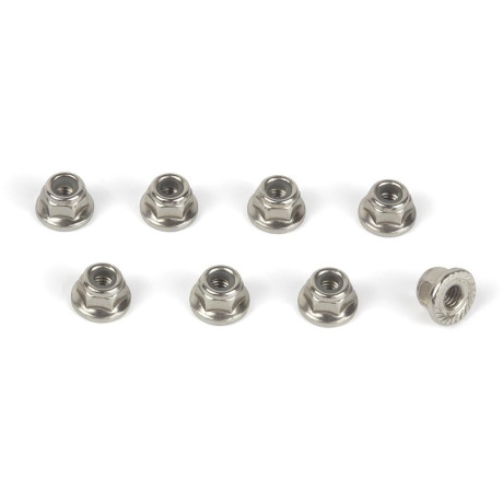 Samojistící límcové matky M4 (8 ks)