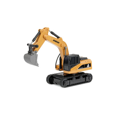 1:64-es fém mini kotrógép - arányos 8 csatornás RTR gyerekeknek