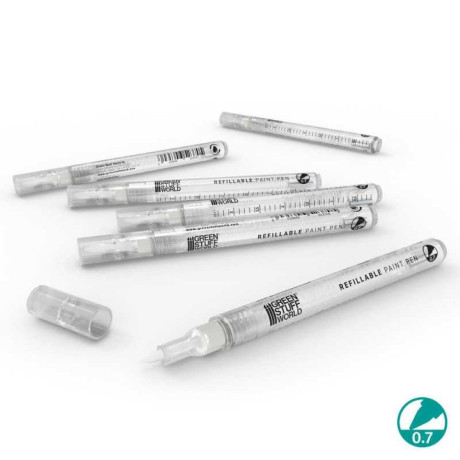 Újratölthető festőtoll 0,7 (6 db-os csomag)