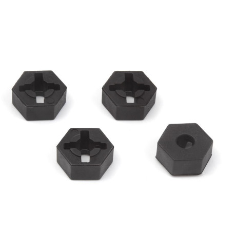 12 mm-es hatszögletű keréktartók (műanyag/4 db)