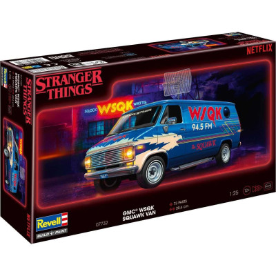 Plastic ModelKit STRANGER THINGS auto 07732 - GMC® WSQK Squawk Van (1:25)