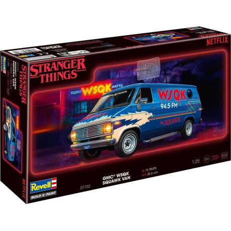 Plastic ModelKit STRANGER THINGS auto 07732 - GMC® WSQK Squawk Van (1:25)