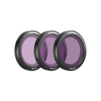 Három darabos Freewell szűrőkészlet DJI Neo 2 drónhoz. A készlet ND8, ND16 és ND32 szűrőket tartalmaz.