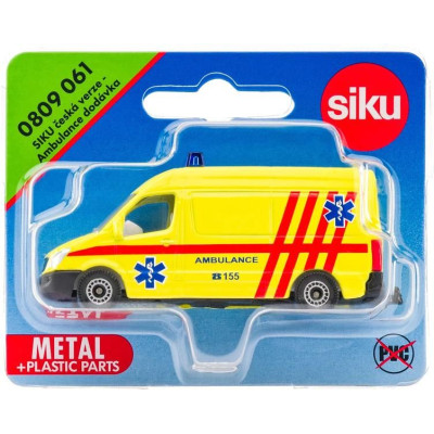 SIKU Blister - ambulance dodávka (česká verze) 1:50