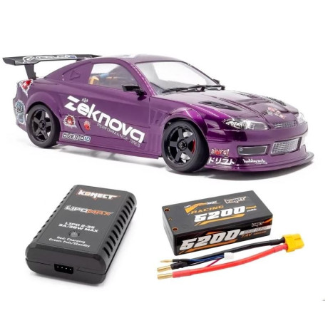 1/10 Drift OVER-D10 RWD car RTR + akumulátor a nabíječ