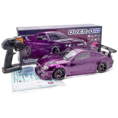 1/10 Drift OVER-D10 RWD car RTR + akumulátor a nabíječ
