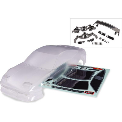 Traxxas karosszériák Nissan 240SX átlátszó