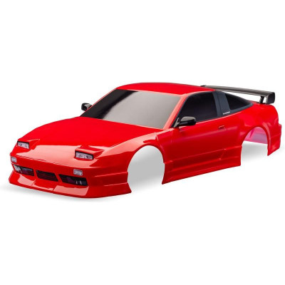 Traxxas karosszéria Nissan 240SX piros
