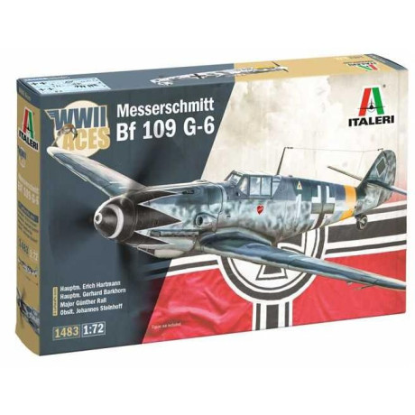 Model Kit letadlo 1483 - Bf 109 G-2/G-6 Aces (1:72)