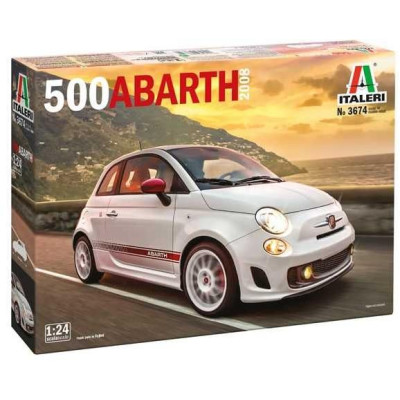 Model Kit auto 3674 - 500 Abarth (2008) (1:24)