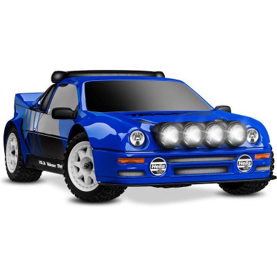 Traxxas Mini Rally Ford RS200 1:12 4WD VXL RTR kék