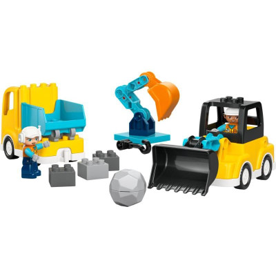 LEGO DUPLO - Építőipari járművek 3 az 1-ben