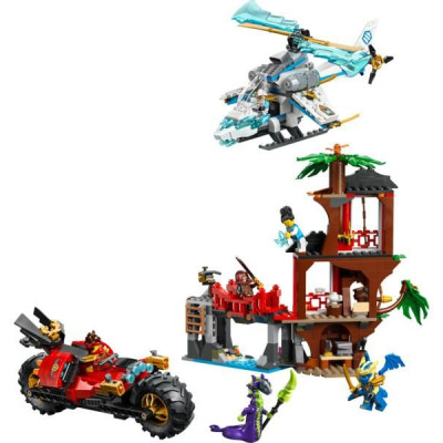 LEGO Ninjago - Ninja járművek és faházak csatája