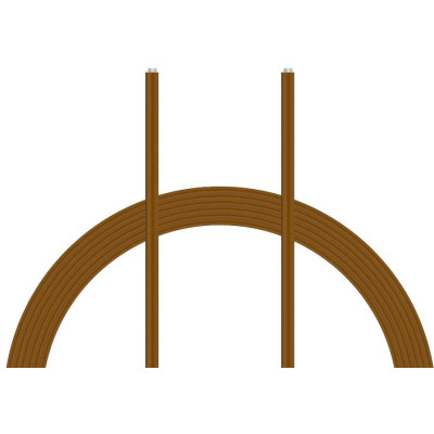 Kabel PVC 0.055mm2 10m (hnědý)