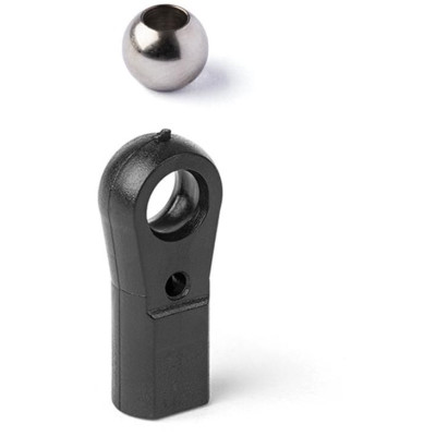 MAXI kloubek M3 s kuličkou 6,0mm a vrtáním 3,0mm , 100 ks.