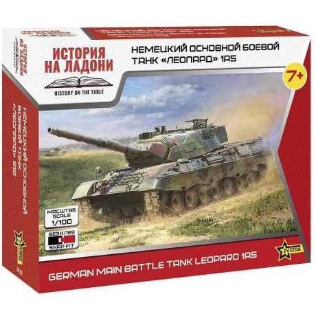 Model Kit tank 7432 - Leopard 1A5 German Main Battle Tank (1:100)