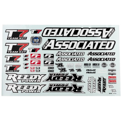 RC10T7 Arch samolepek