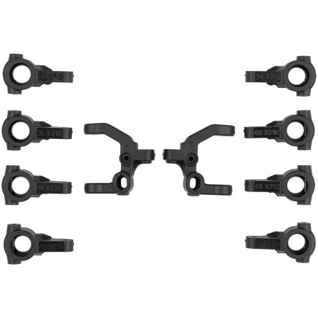 RC10B7.1 Set těhlic řízení a závěsů