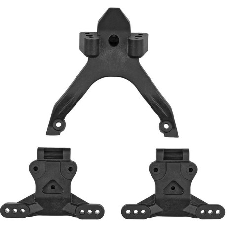 RC10B7.1 Horní deska a držák kulových čepů