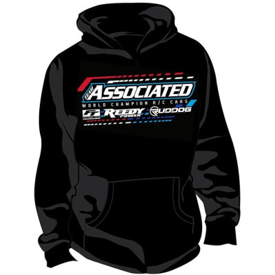 Team Associated W23 Pullover Hoodie, black, XL