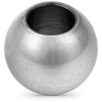 Poniklovaná mosazná kulička 3/16 (4,76mm) s dírou 2,0mm , 10 ks.