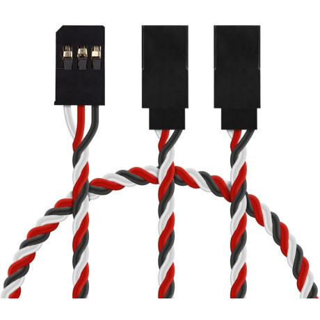 Y-kabel kroucený 30cm FUT (PVC)