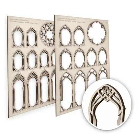 Elf miniatűr ablakok nagy Green Stuff World