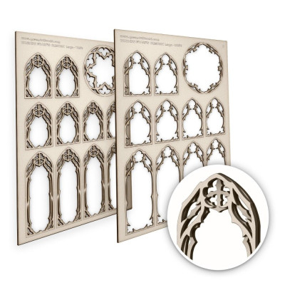 Démoni miniatűr ablakok nagy Green Stuff World