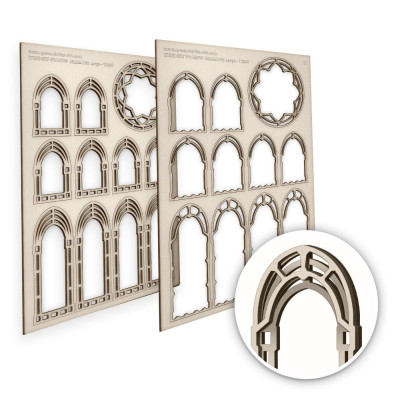 Miniatűr csontváz ablakok Nagy zöld cucc világ