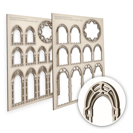 Miniatűr csontváz ablakok Nagy zöld cucc világ