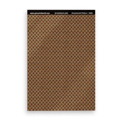 Ólomüveg dekoratív minta Green Stuff World