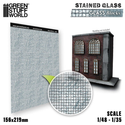 Ólomüveg blokkok Green Stuff World